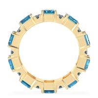 Statement Emerald Cut Eternity Karma Band