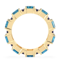 Statement Emerald Cut Eternity Karma Band