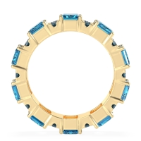 Statement Emerald Cut Eternity Karma Band