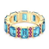 Statement Emerald Cut Eternity Karma Band