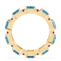 Statement Emerald Cut Eternity Karma Band