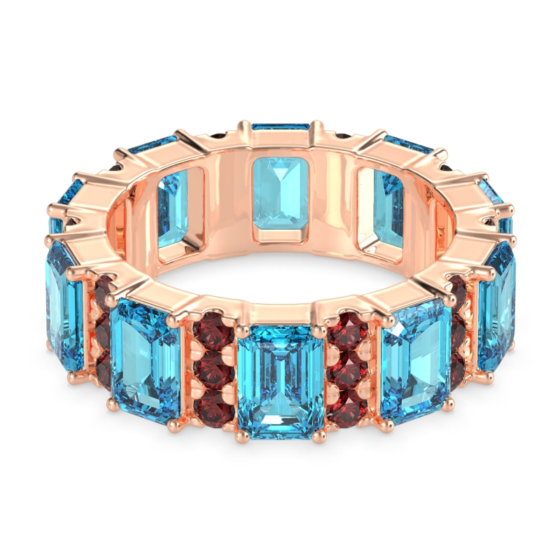 Statement Emerald Cut Eternity Karma Band