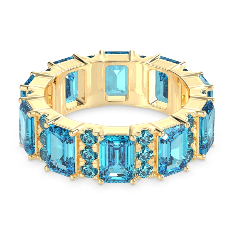 Statement Emerald Cut Eternity Karma Band