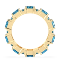 Statement Emerald Cut Eternity Karma Band