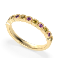 Milgrain Box Half Eternity Namah Band