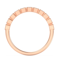 Milgrain Box Half Eternity Namah Band