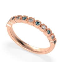 Milgrain Box Half Eternity Namah Band