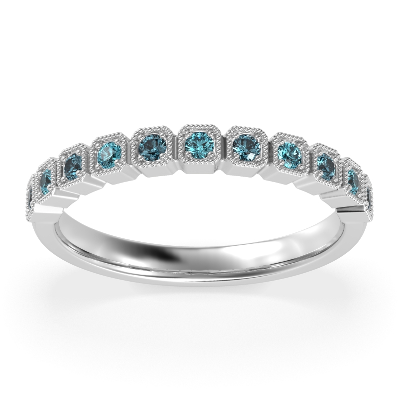 Milgrain Box Half Eternity Namah Band