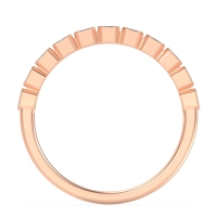 Milgrain Box Half Eternity Namah Band