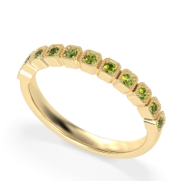 Milgrain Box Half Eternity Namah Band