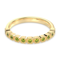 Milgrain Box Half Eternity Namah Band