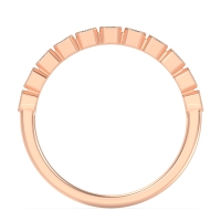 Milgrain Box Half Eternity Namah Band