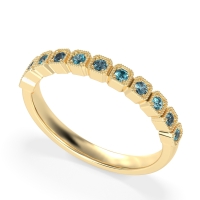 Milgrain Box Half Eternity Namah Band