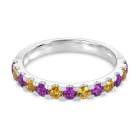 Pave Set Half Eternity Prana Band