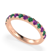 Pave Set Half Eternity Prana Band