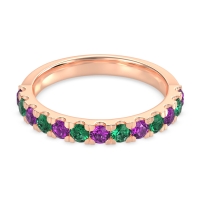 Pave Set Half Eternity Prana Band