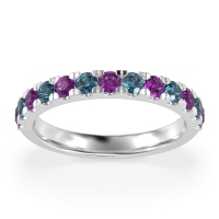 Pave Set Half Eternity Prana Band