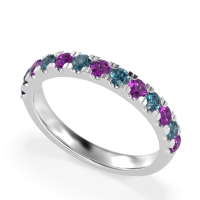 Pave Set Half Eternity Prana Band