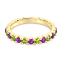 Pave Set Half Eternity Prana Band