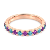 Pave Set Half Eternity Prana Band