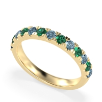 Pave Set Half Eternity Prana Band