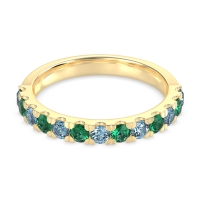 Pave Set Half Eternity Prana Band