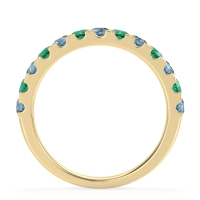 Pave Set Half Eternity Prana Band