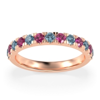 Pave Set Half Eternity Prana Band