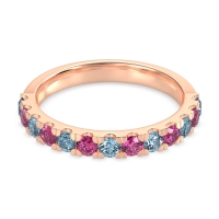 Pave Set Half Eternity Prana Band