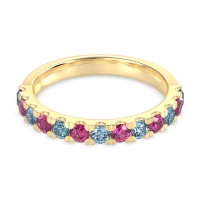 Pave Set Half Eternity Prana Band