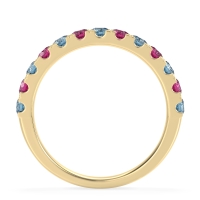 Pave Set Half Eternity Prana Band