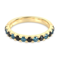 Pave Set Half Eternity Prana Band