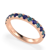 Pave Set Half Eternity Prana Band