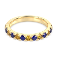 Pave Set Half Eternity Prana Band