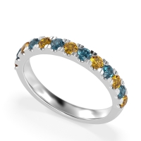 Pave Set Half Eternity Prana Band