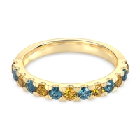 Pave Set Half Eternity Prana Band