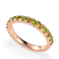 Pave Set Half Eternity Prana Band