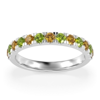 Pave Set Half Eternity Prana Band