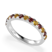 Pave Set Half Eternity Prana Band