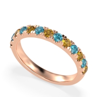 Pave Set Half Eternity Prana Band