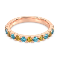 Pave Set Half Eternity Prana Band