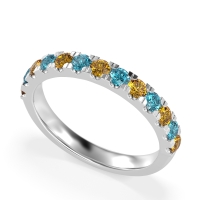 Pave Set Half Eternity Prana Band