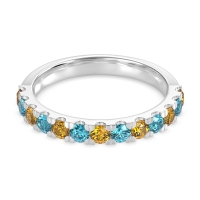 Pave Set Half Eternity Prana Band