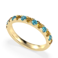 Pave Set Half Eternity Prana Band