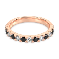 Pave Set Half Eternity Prana Band