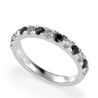 Pave Set Half Eternity Prana Band