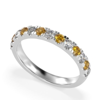 Pave Set Half Eternity Prana Band