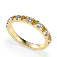 Pave Set Half Eternity Prana Band