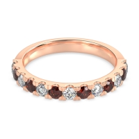 Pave Set Half Eternity Prana Band