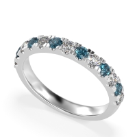 Pave Set Half Eternity Prana Band